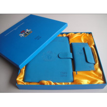 2015 neue Design Hardcover Notebook mit Box für Unternehmen Geschenk